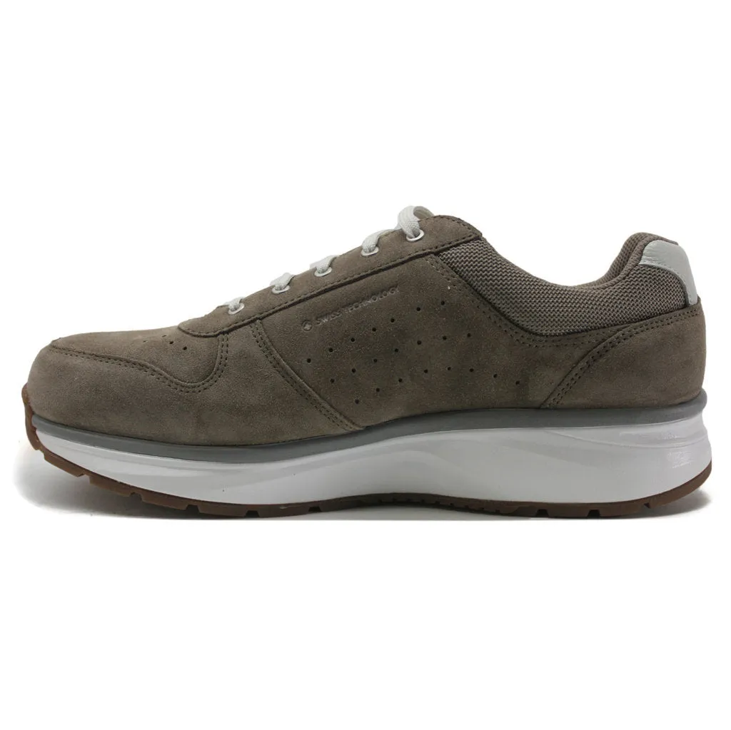 Joya Dynamo Classic Velour Leather Men's Wide Trainers
