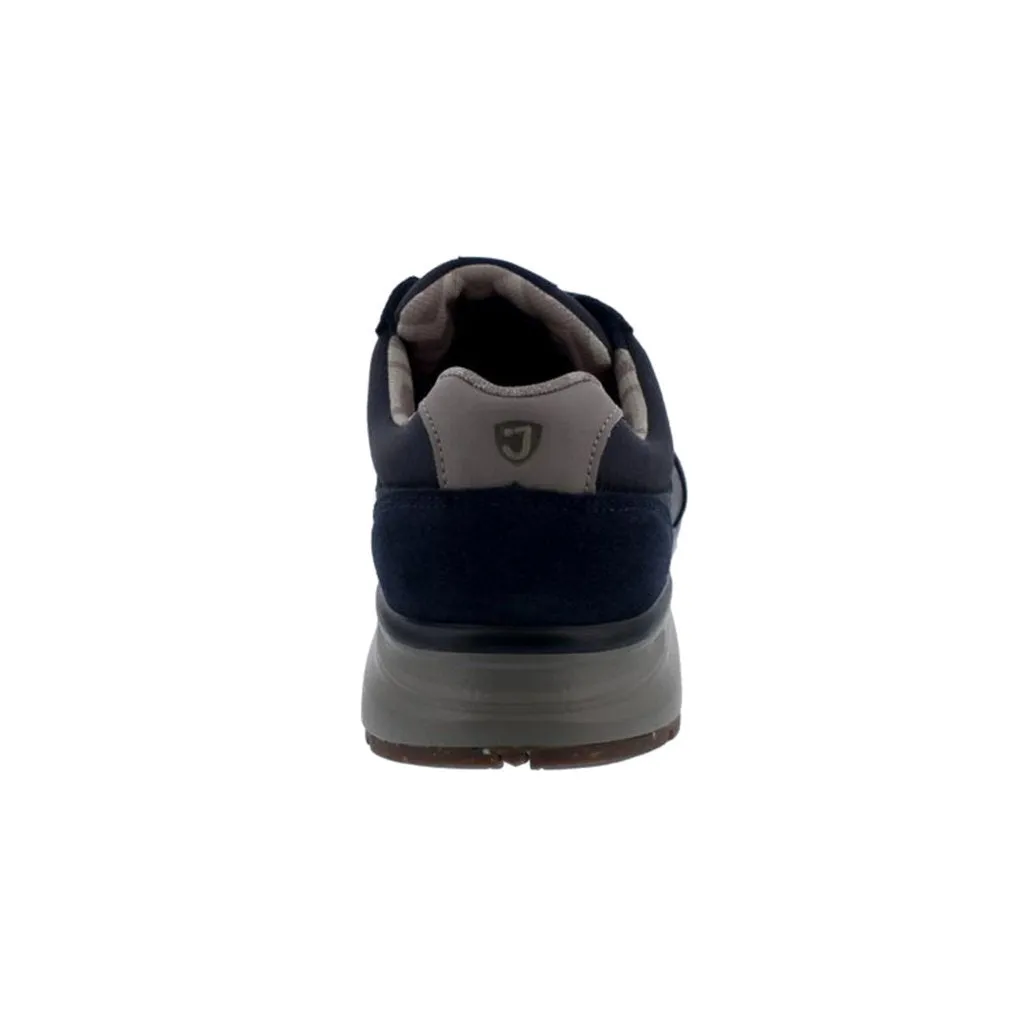 Joya Dynamo Classic Velour Leather Men's Wide Trainers