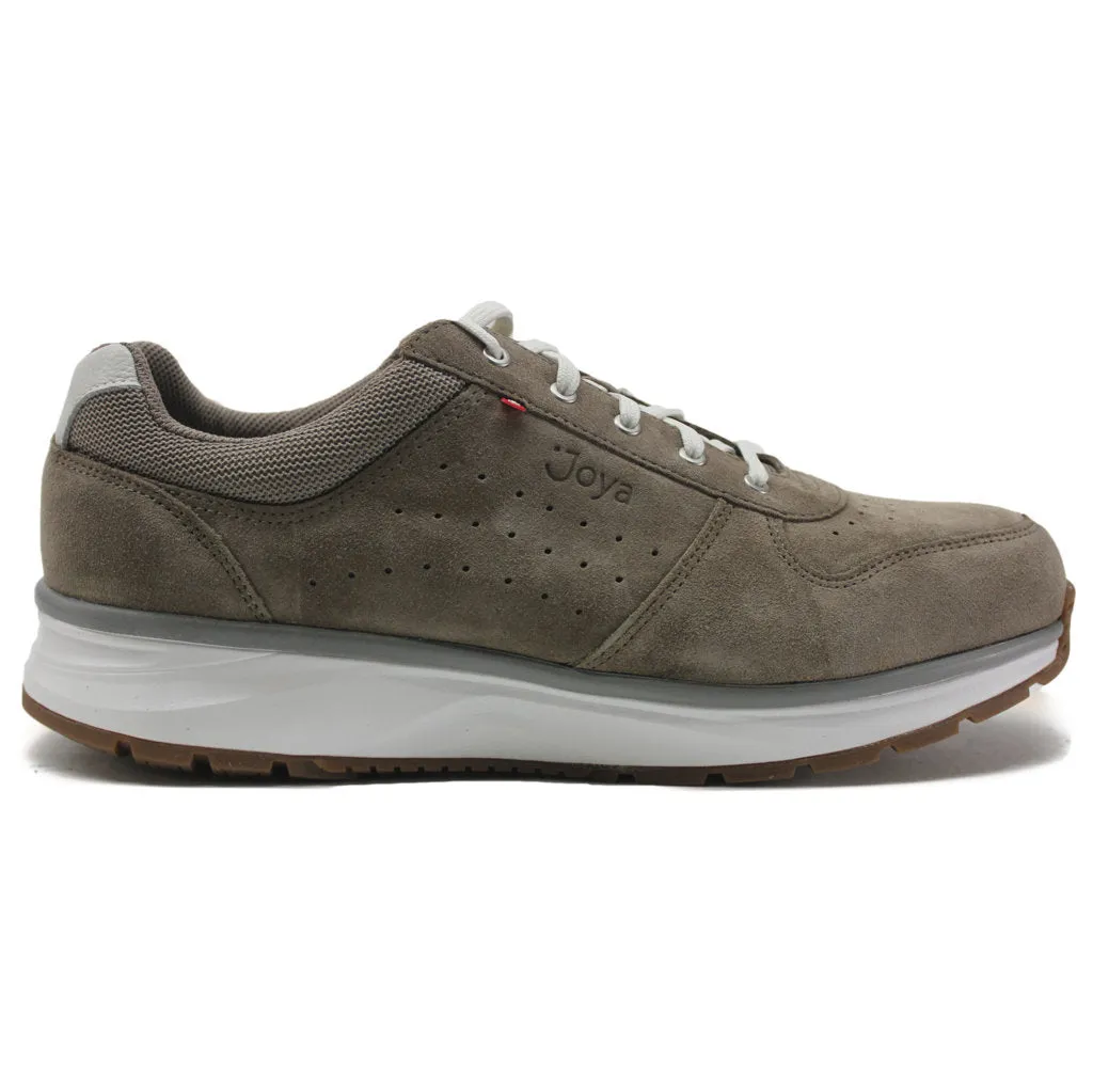 Joya Dynamo Classic Velour Leather Men's Wide Trainers