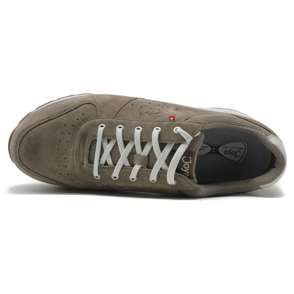 Joya Dynamo Classic Velour Leather Men's Wide Trainers