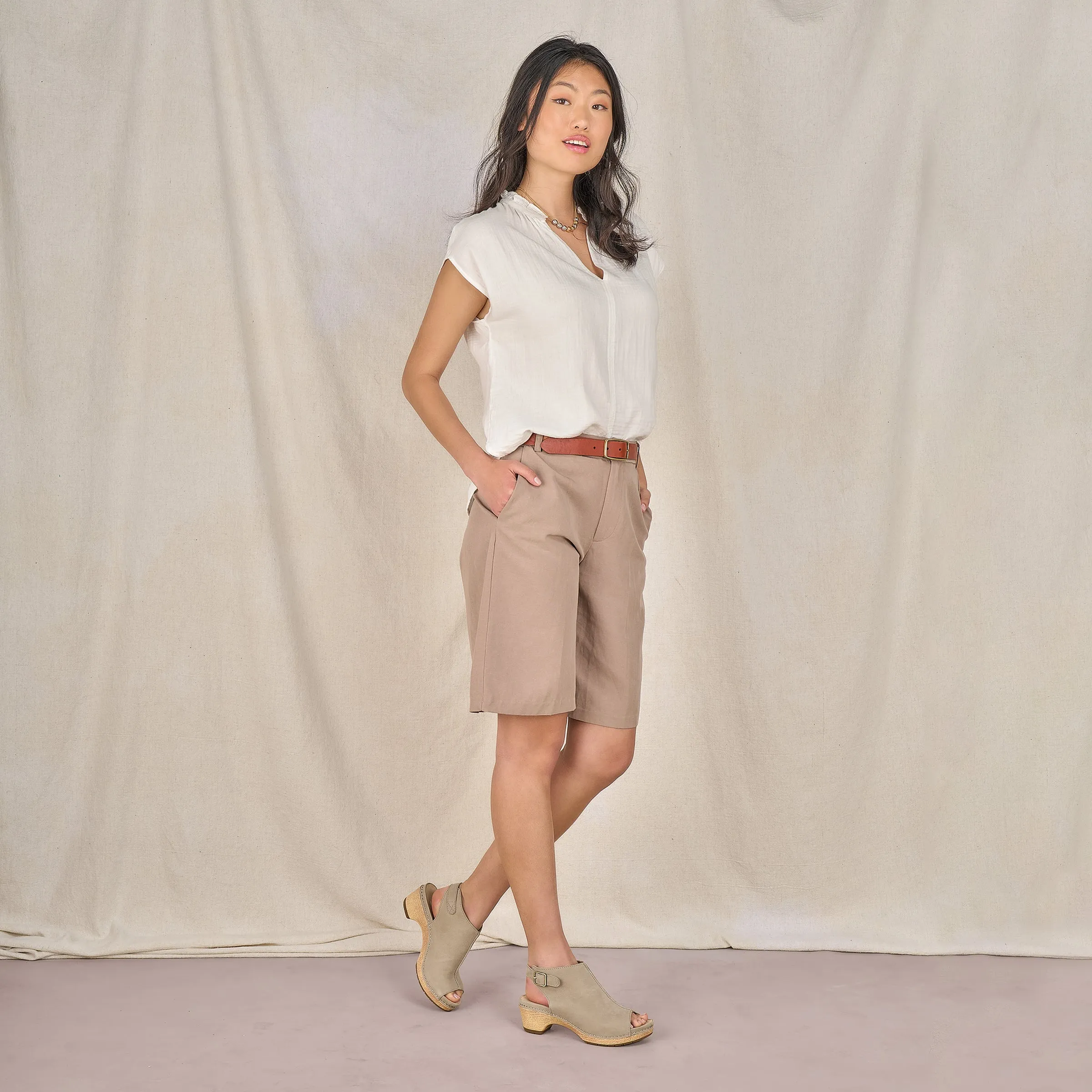 Lizzy Taupe Milled Nubuck
