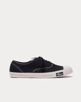 Logan Deck Lo Canvas Black Low Top Sneakers