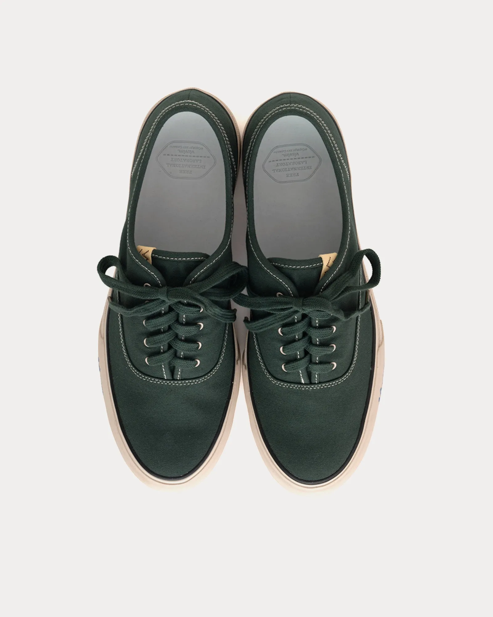 Logan Deck Lo Sipe Green Low Top Sneakers