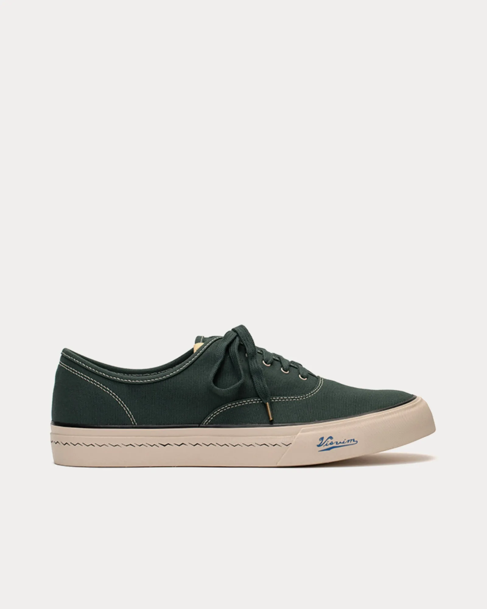 Logan Deck Lo Sipe Green Low Top Sneakers