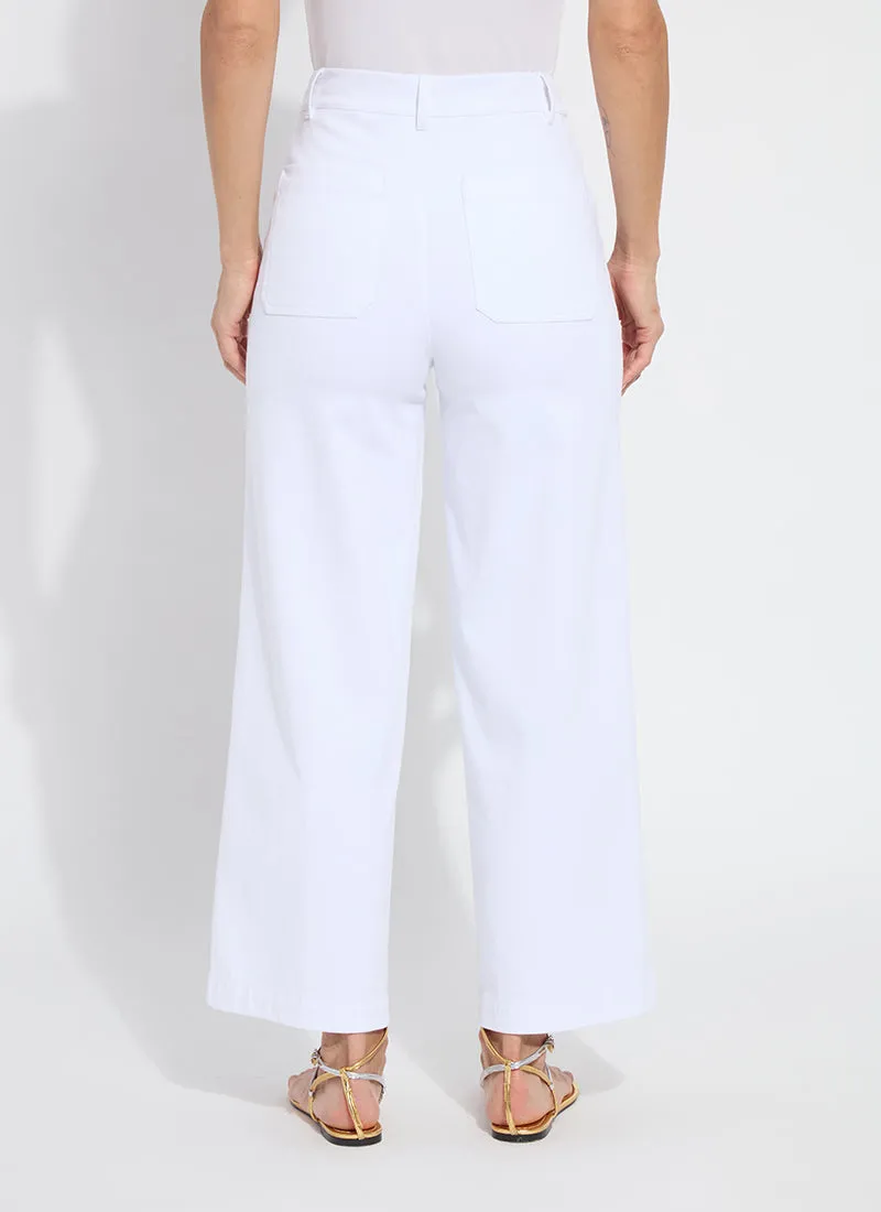 Mallory Wide Leg  - White