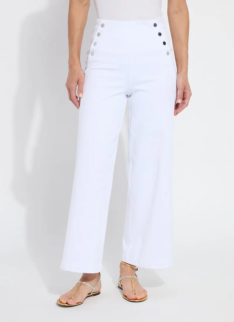 Mallory Wide Leg  - White