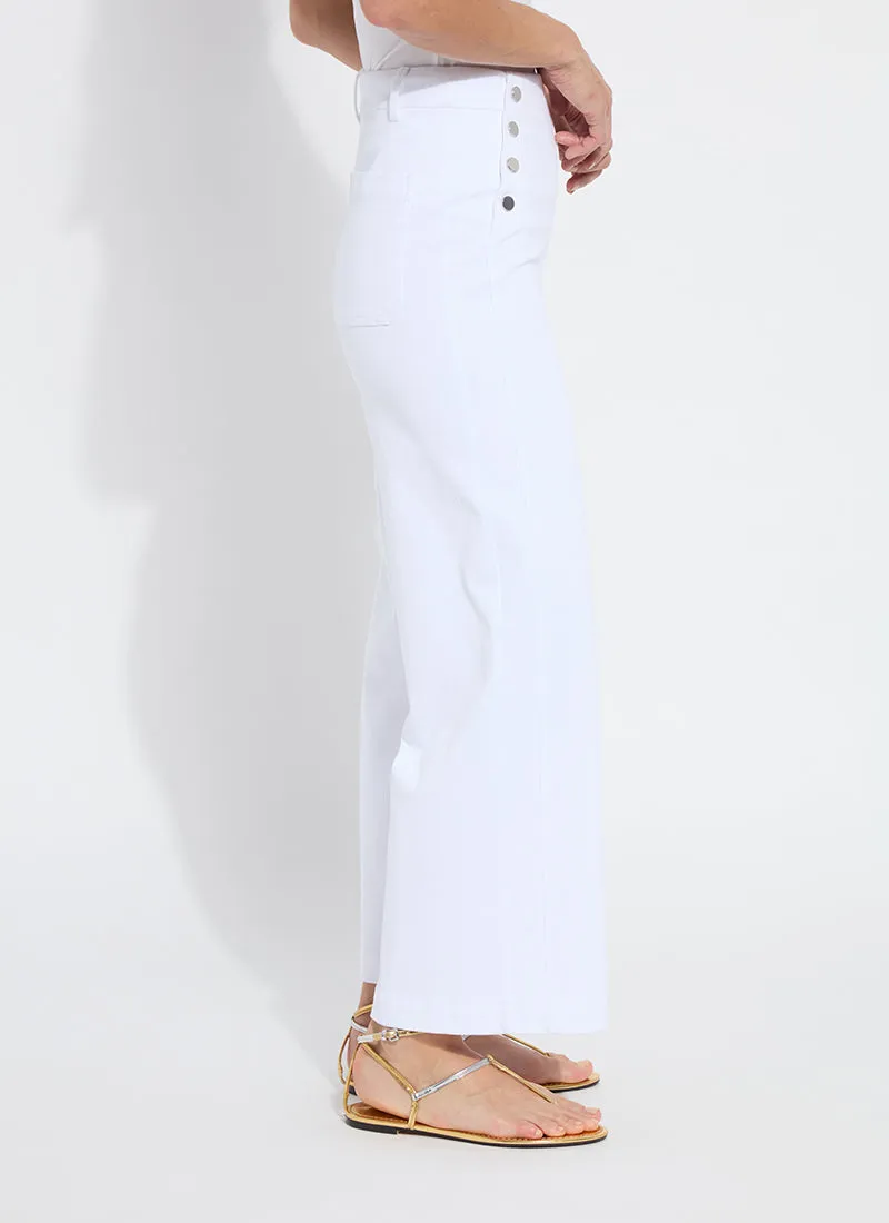 Mallory Wide Leg  - White