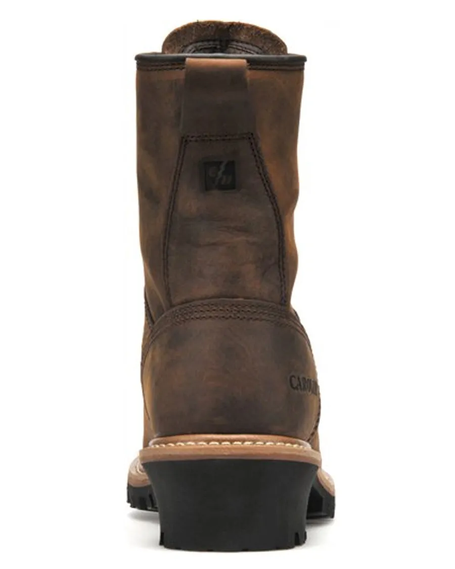 Men's Crazy Horse 8" Logger Boots