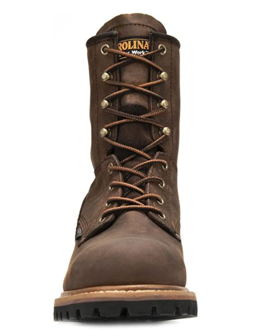 Men's Crazy Horse 8" Logger Boots
