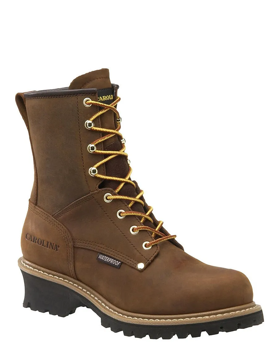 Men's Crazy Horse 8" Logger Boots