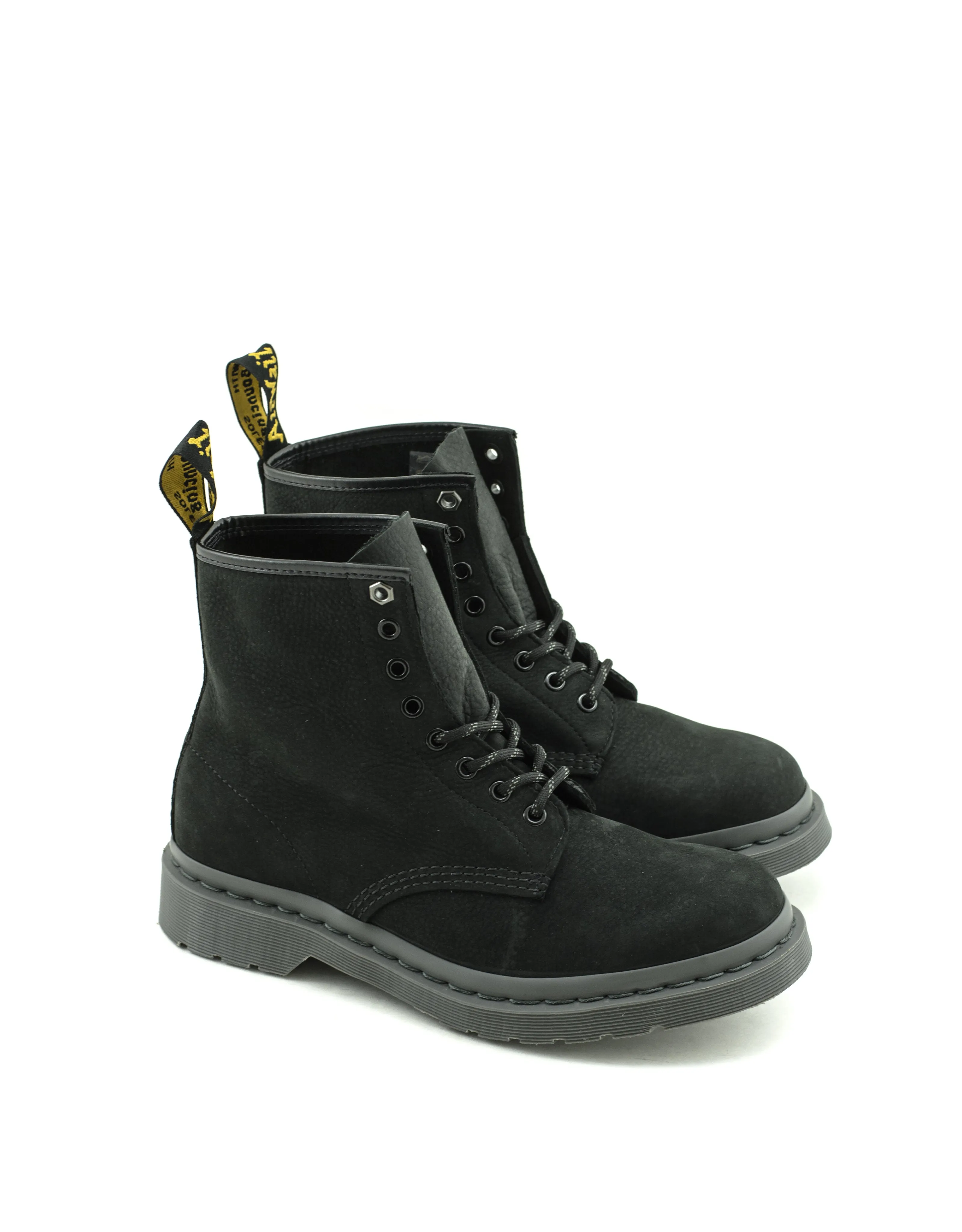Men's Dr. Martens — 1460 Milled Nubuck WP - Black