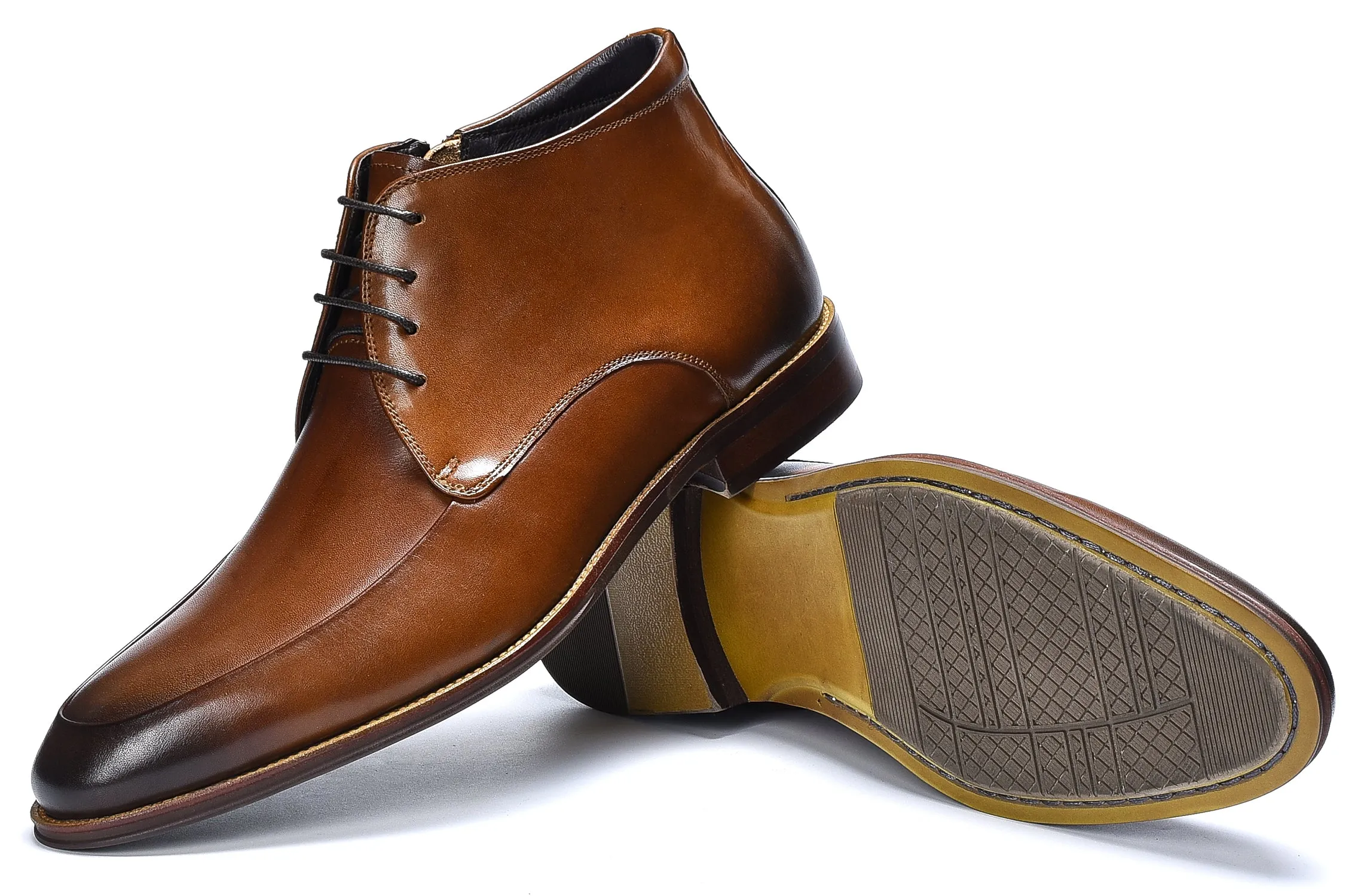Men's Leather Casual Dress Boots