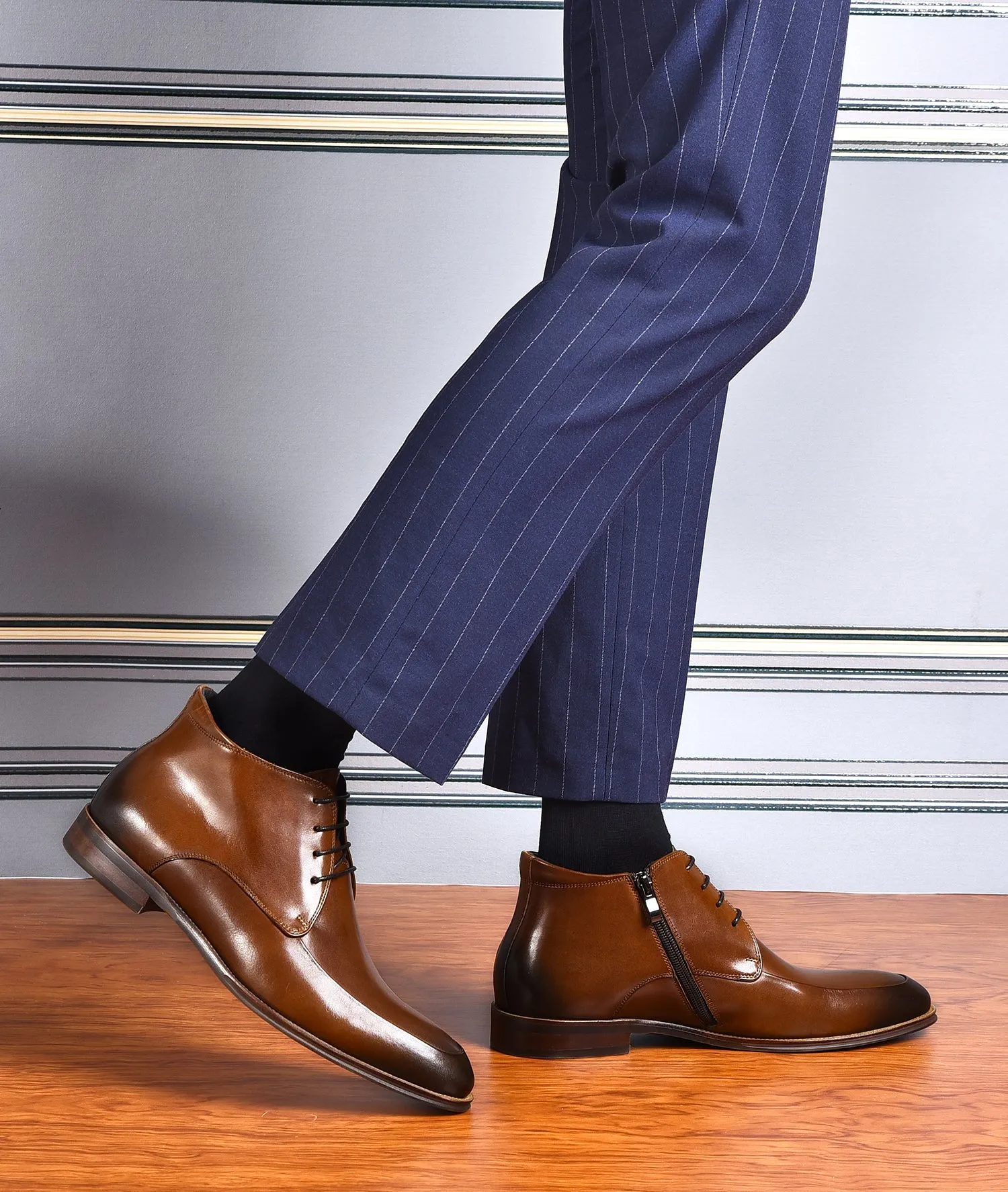 Men's Leather Casual Dress Boots