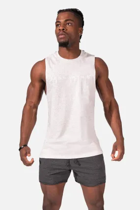 Men's Sleeveless Training Tee - Light Gray