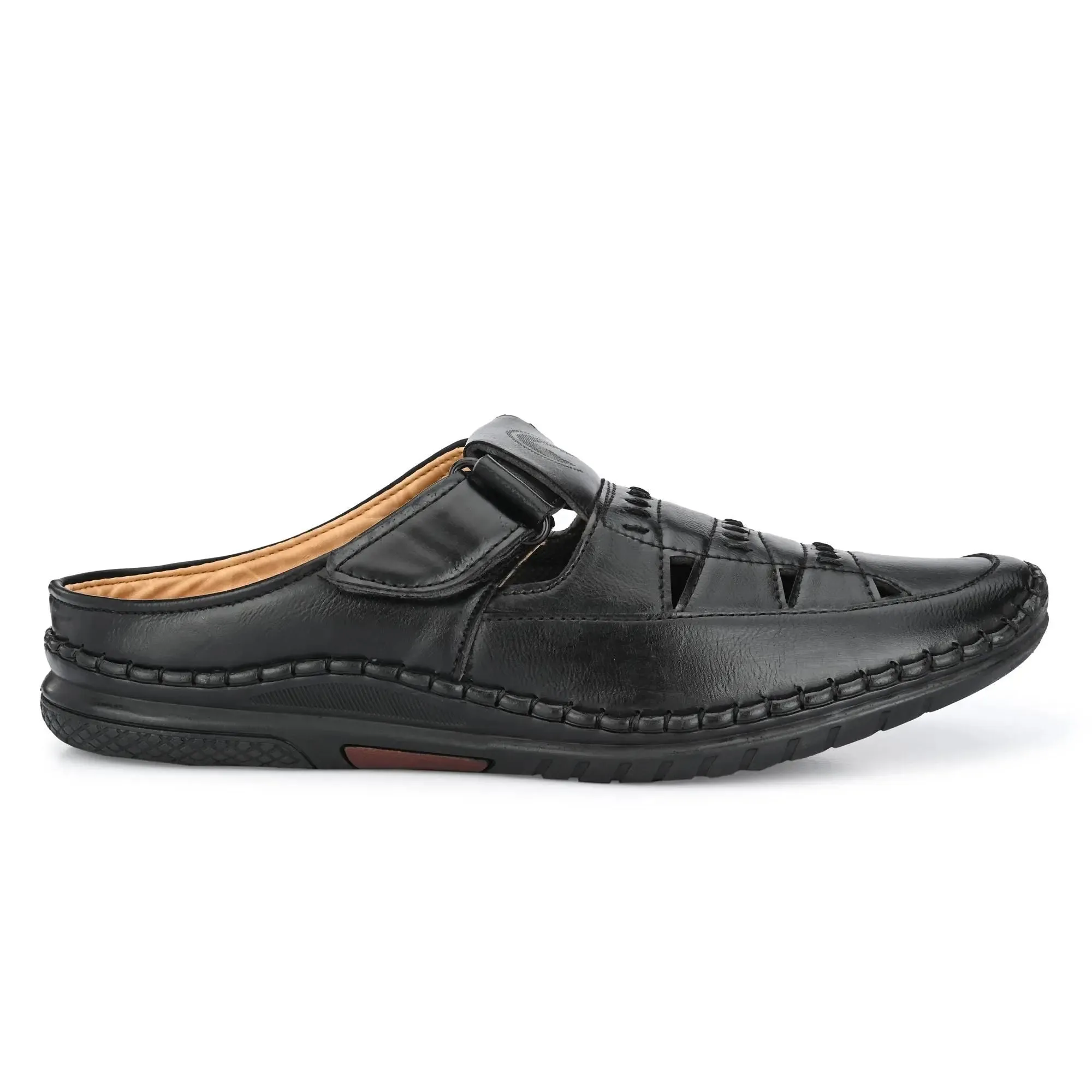 Mens Synthetic Casual Sandals for Men Black