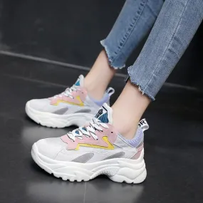 Mesh Breathable Color Block Sneakers