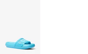 Michael Kors Women's MMK Splash Slide Sandals  Blue 8 M US