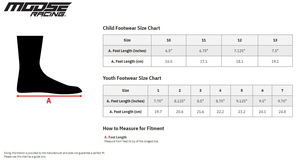 Moose Racing M1.3 Youth Motorcycle Boots