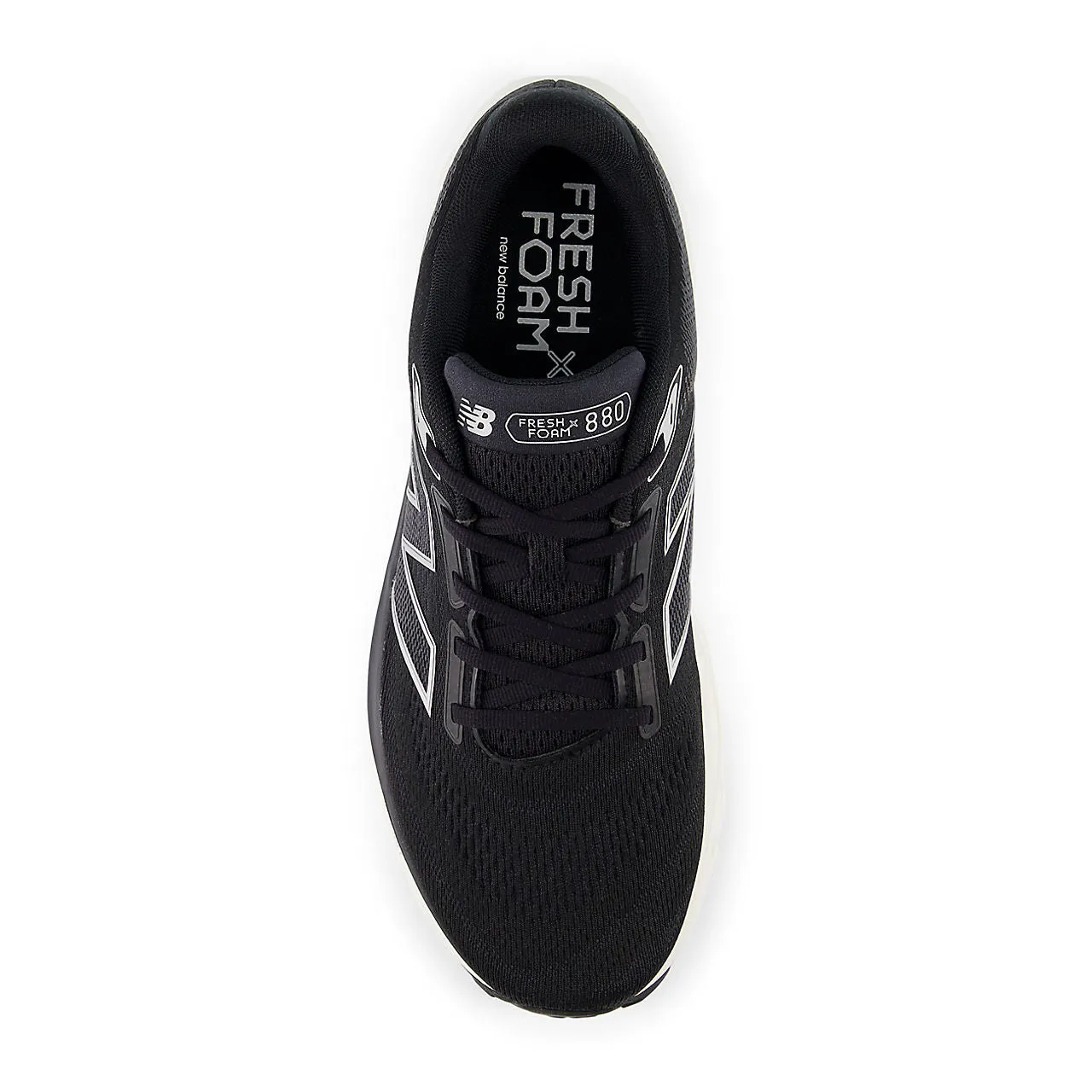 New Balance Fresh Foam X 880 v14 (Mens) - Black with Sea Salt and Silver Metallic