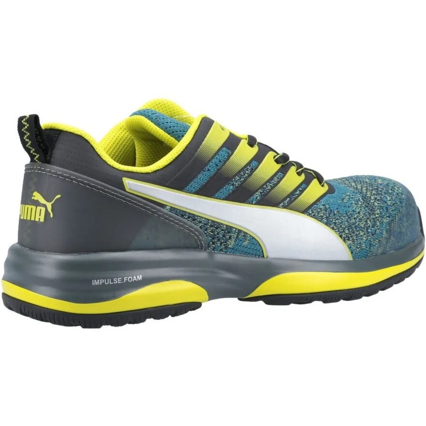 Puma Safety Charge Low Green Mens Textile Safety Trainers