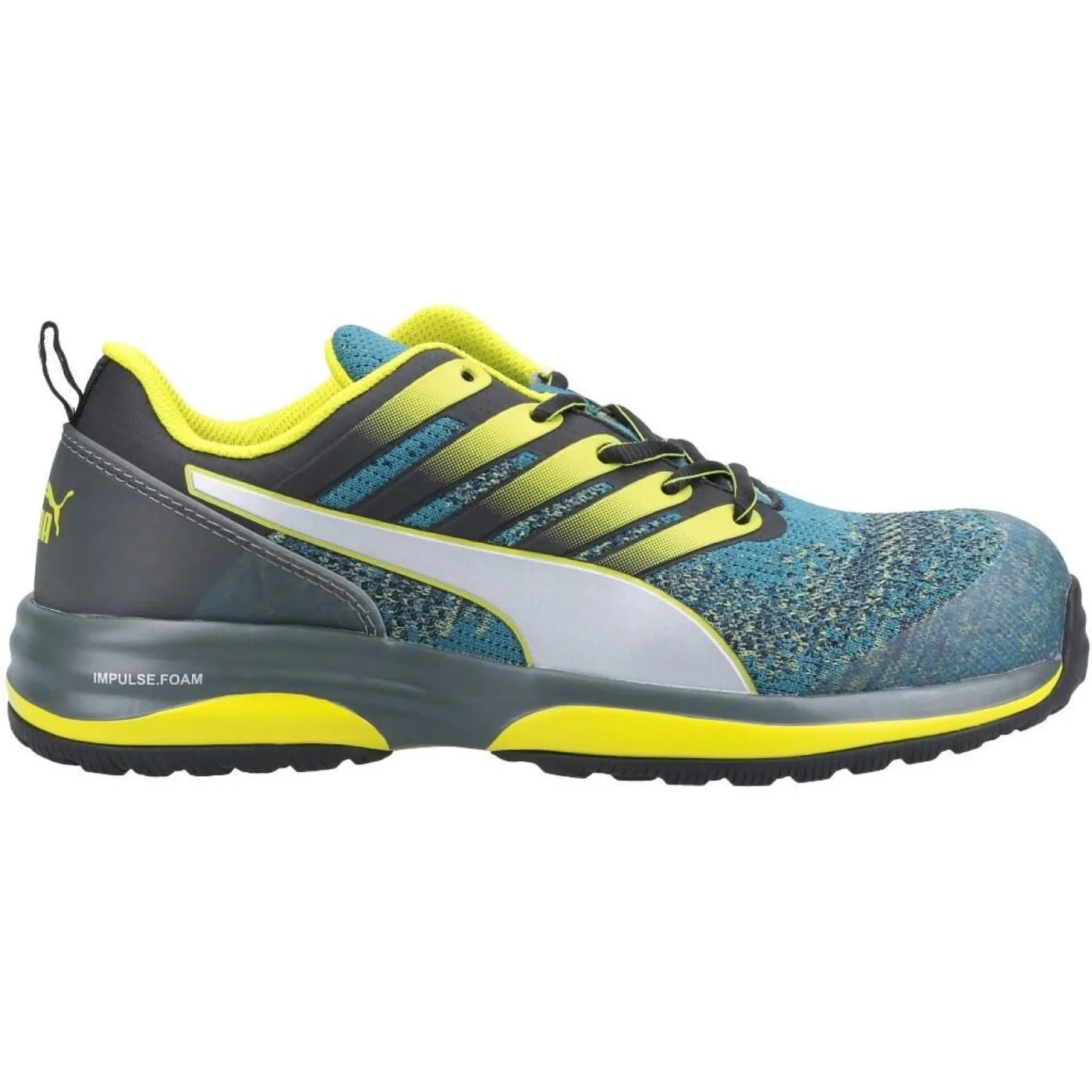 Puma Safety Charge Low Green Mens Textile Safety Trainers