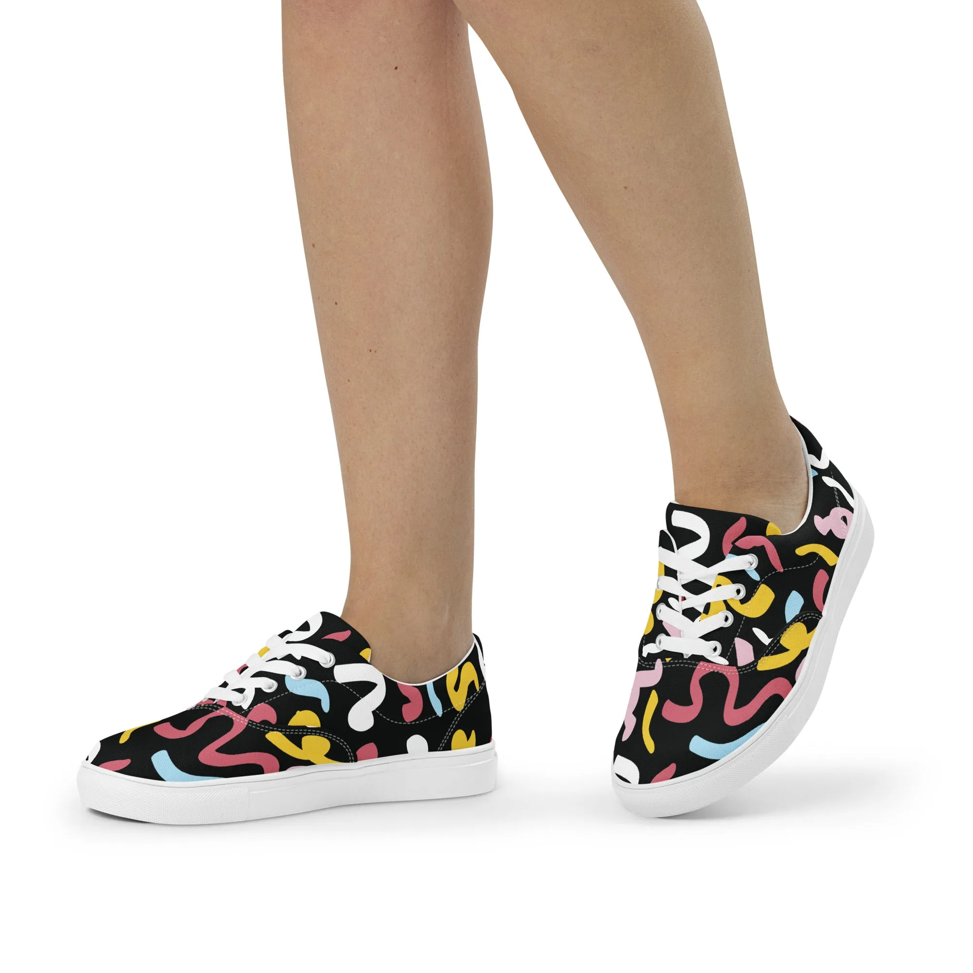 QUANTUM Women’s Lace-Up Canvas Shoes