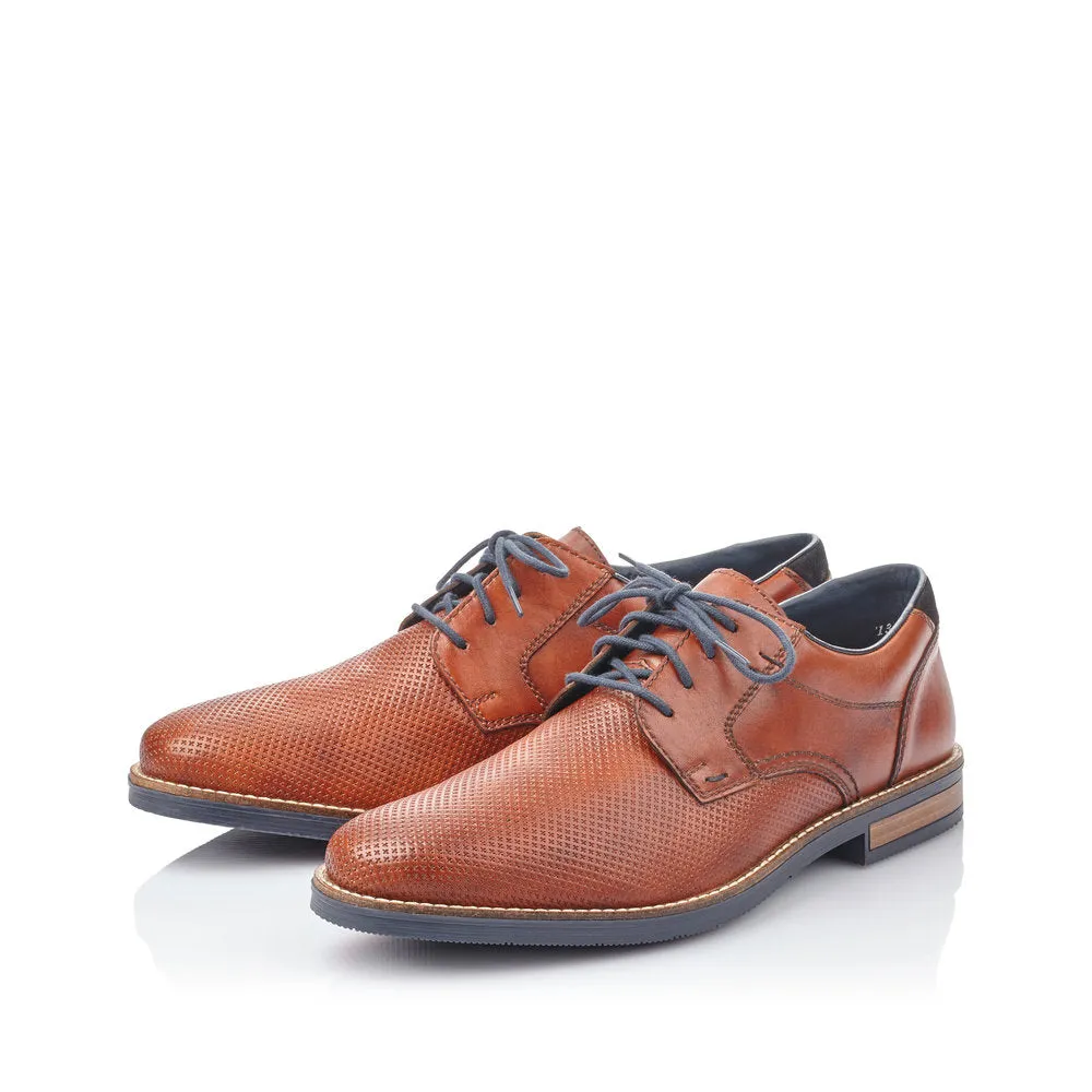 Rieker Mens Lace Up Shoe Brown
