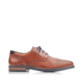 Rieker Mens Lace Up Shoe Brown