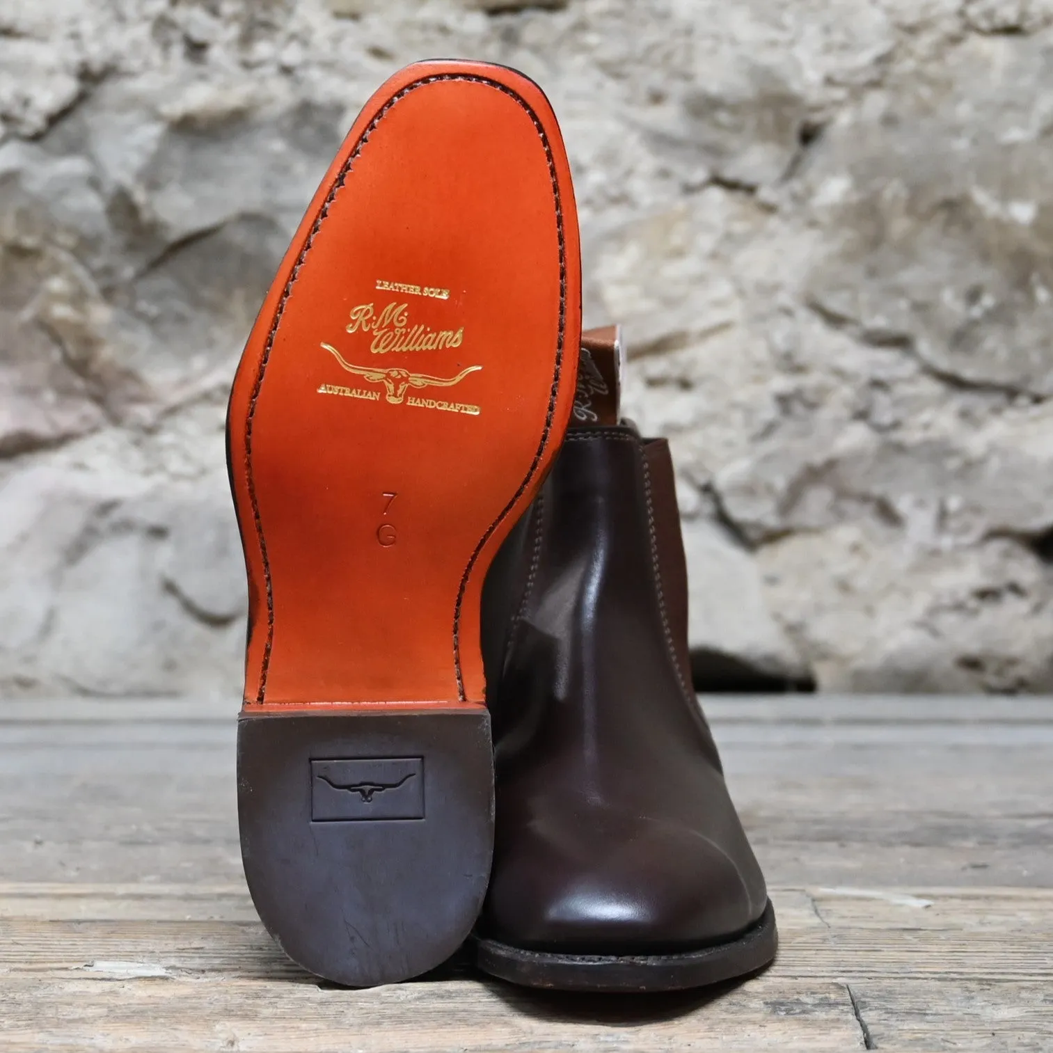 R.M. Williams Craftsman Dress Boot In Chestnut
