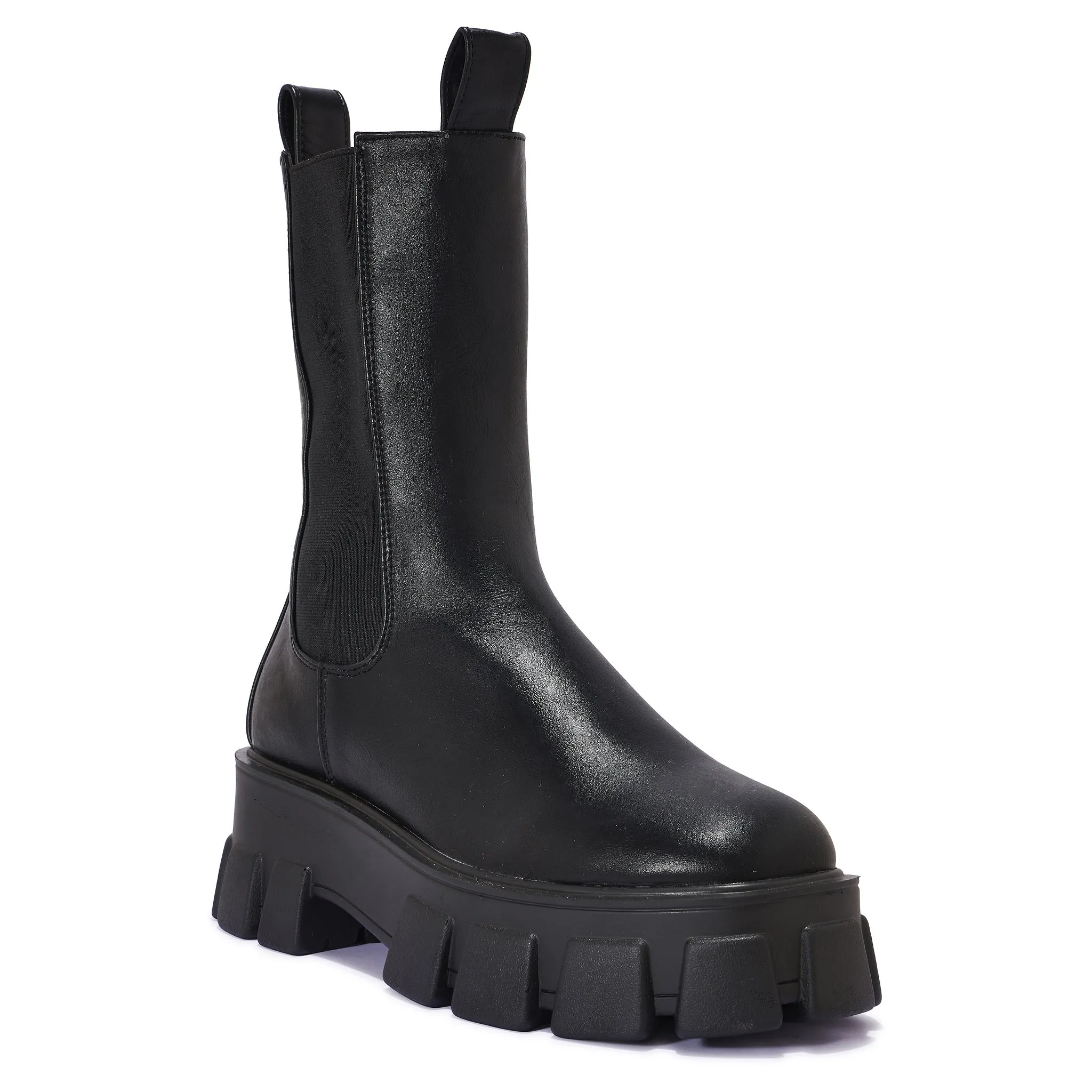 ROTA18 CHUNKY MID CALF CHELSEA BOOT