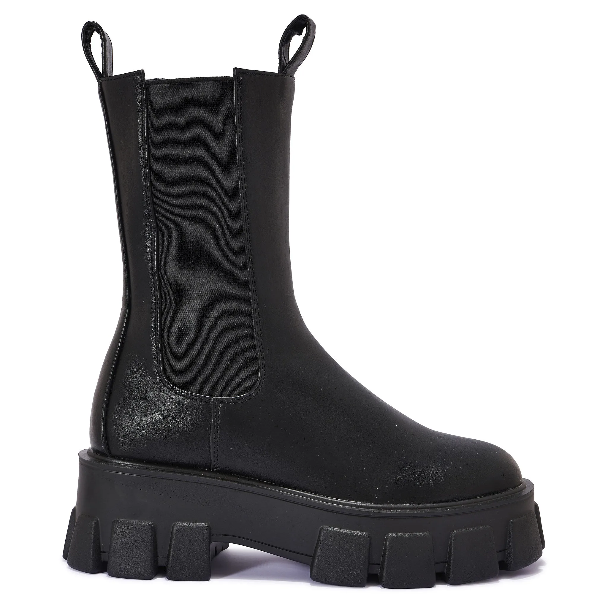 ROTA18 CHUNKY MID CALF CHELSEA BOOT