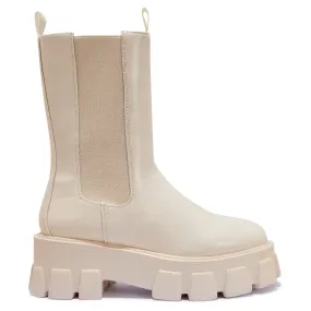 ROTA18 CHUNKY MID CALF CHELSEA BOOT