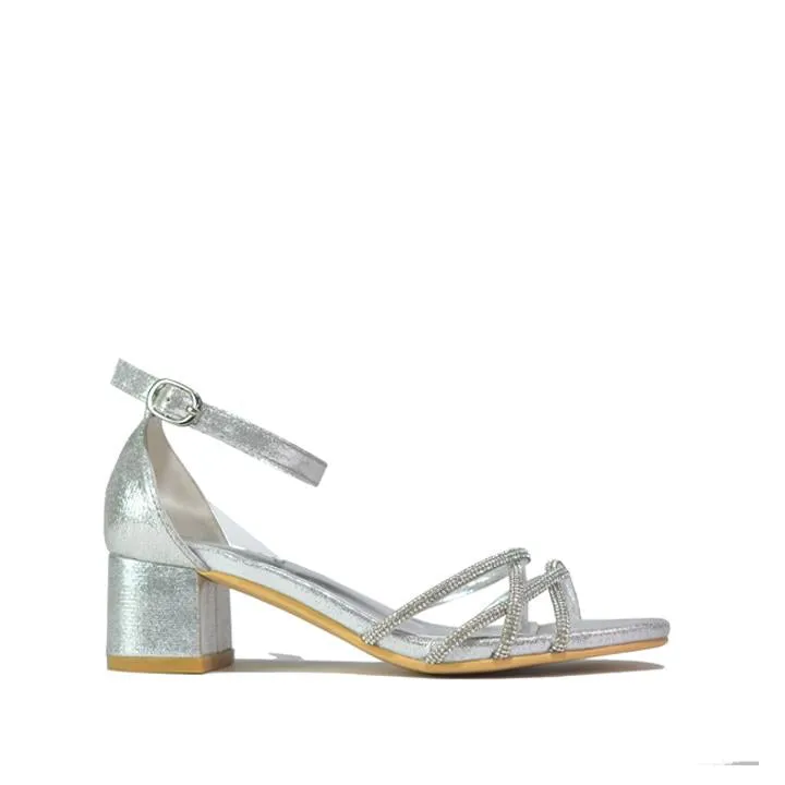 Sandals With Arch Support For Girl's Silver