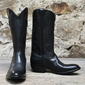 Stallion Men's Western Boot W/Lacing On Top And Buckstitching On Side