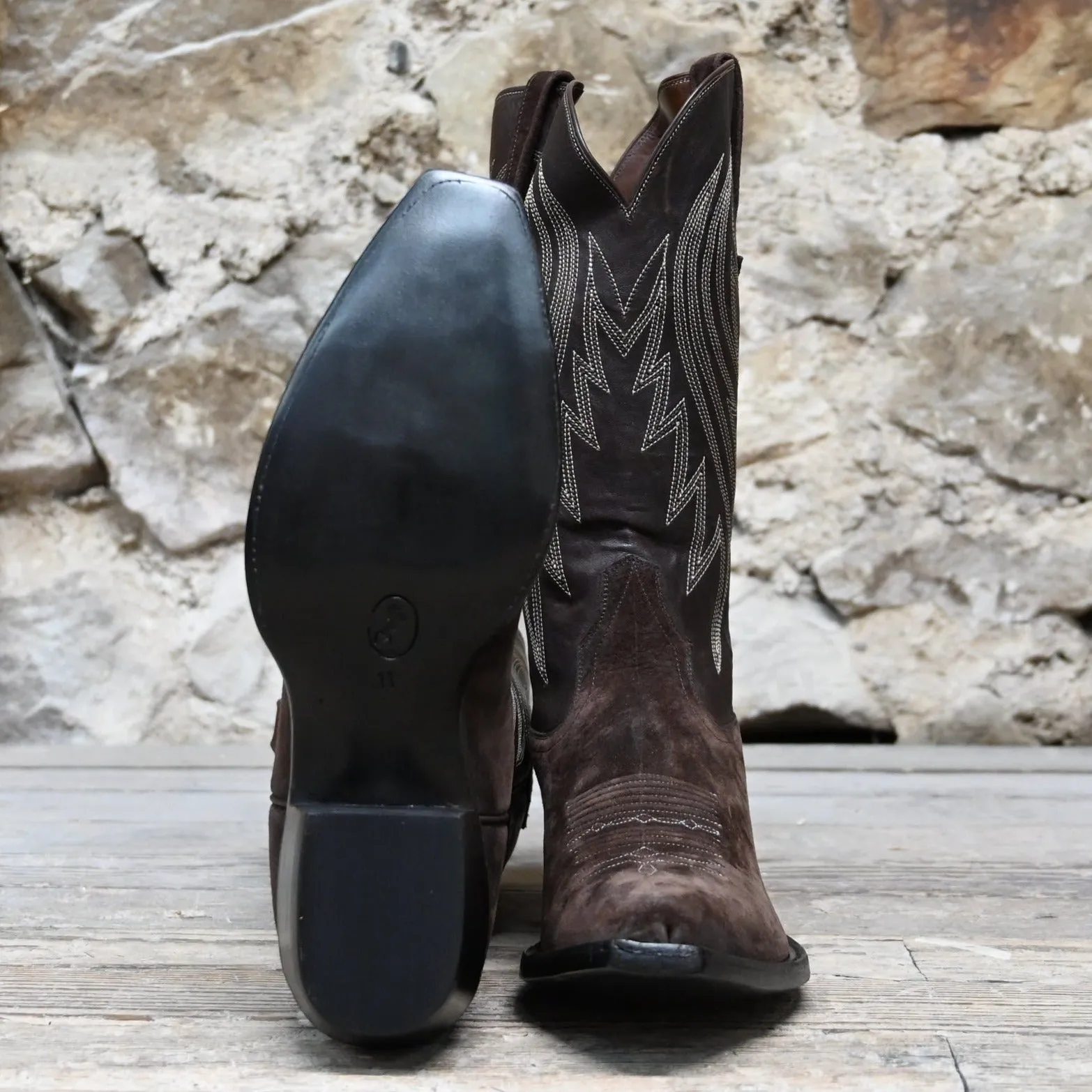Stallion Men's Western in Chocolate