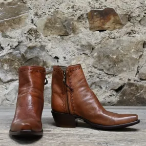 Stallion Men's Zorro Cognac Calf W/Buckstitching