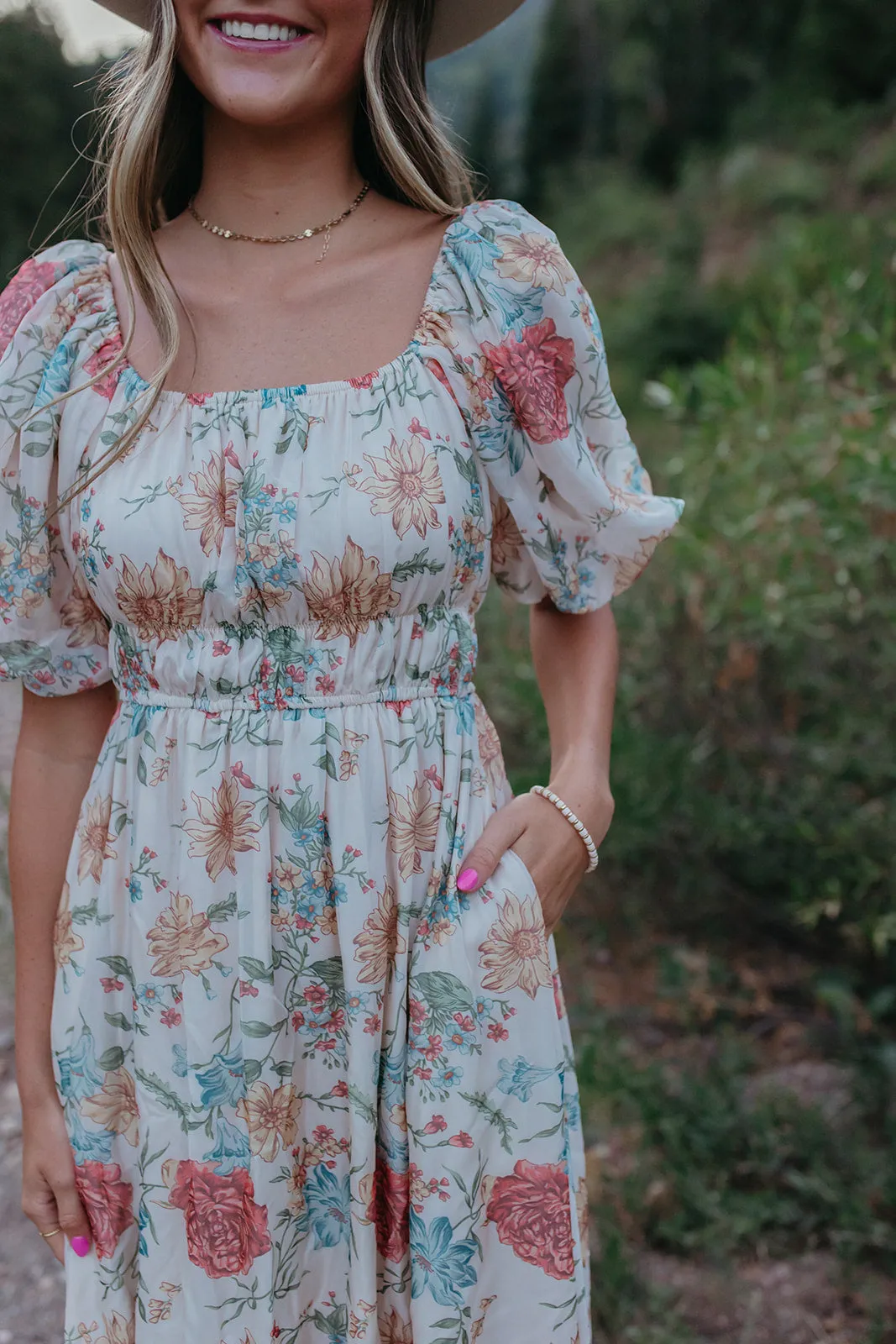 THE ANAYA ORGANZA DRESS IN CREAM