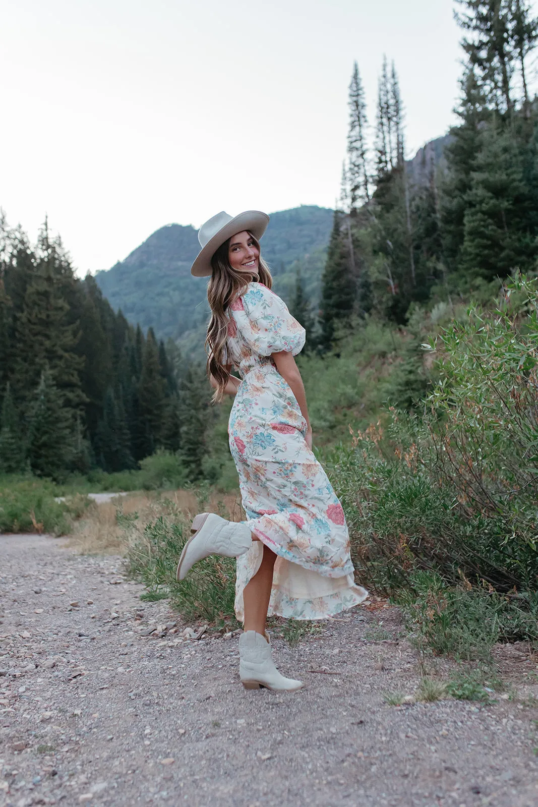 THE ANAYA ORGANZA DRESS IN CREAM