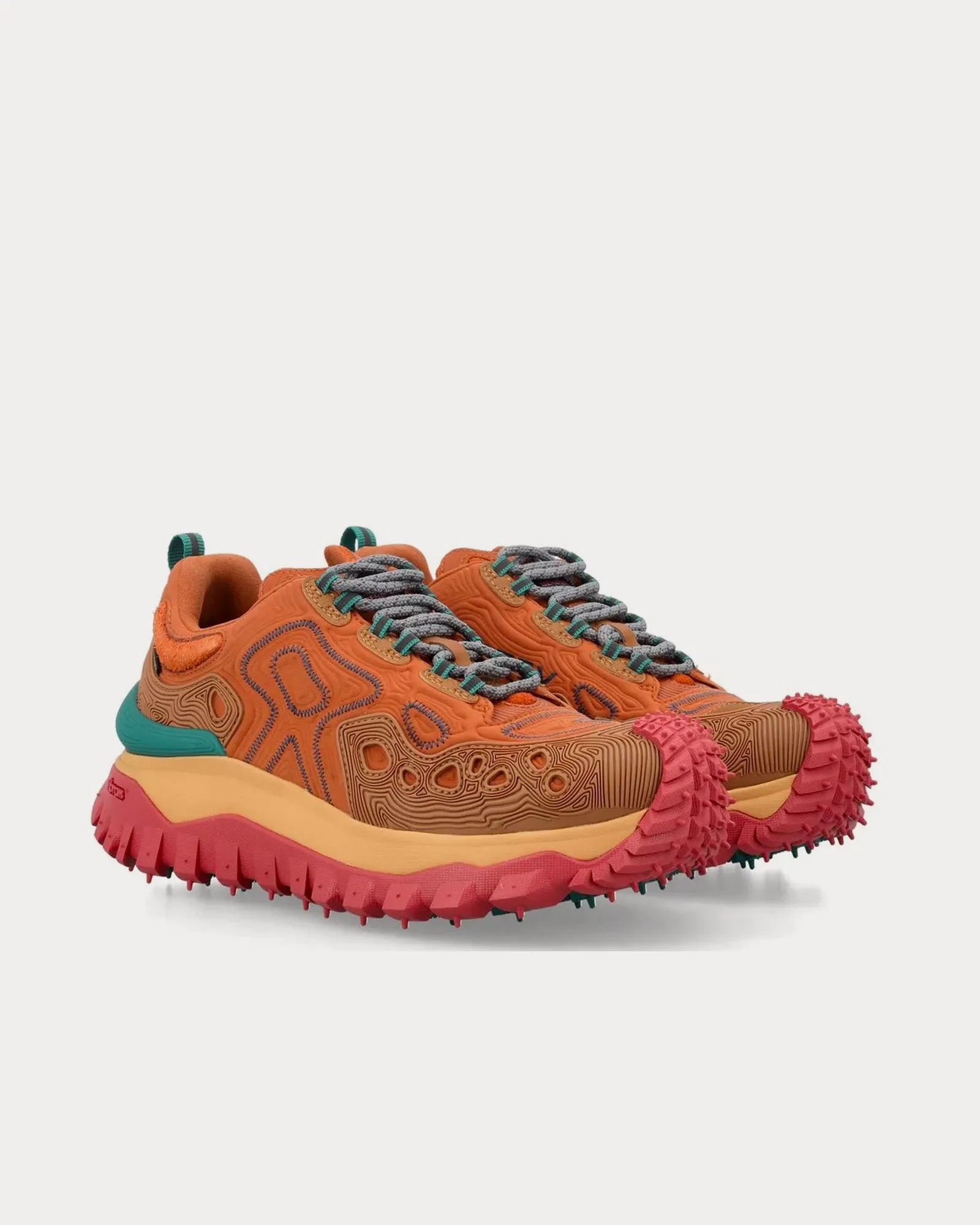 Trailgrip Grain Multi Orange Low Top Sneakers