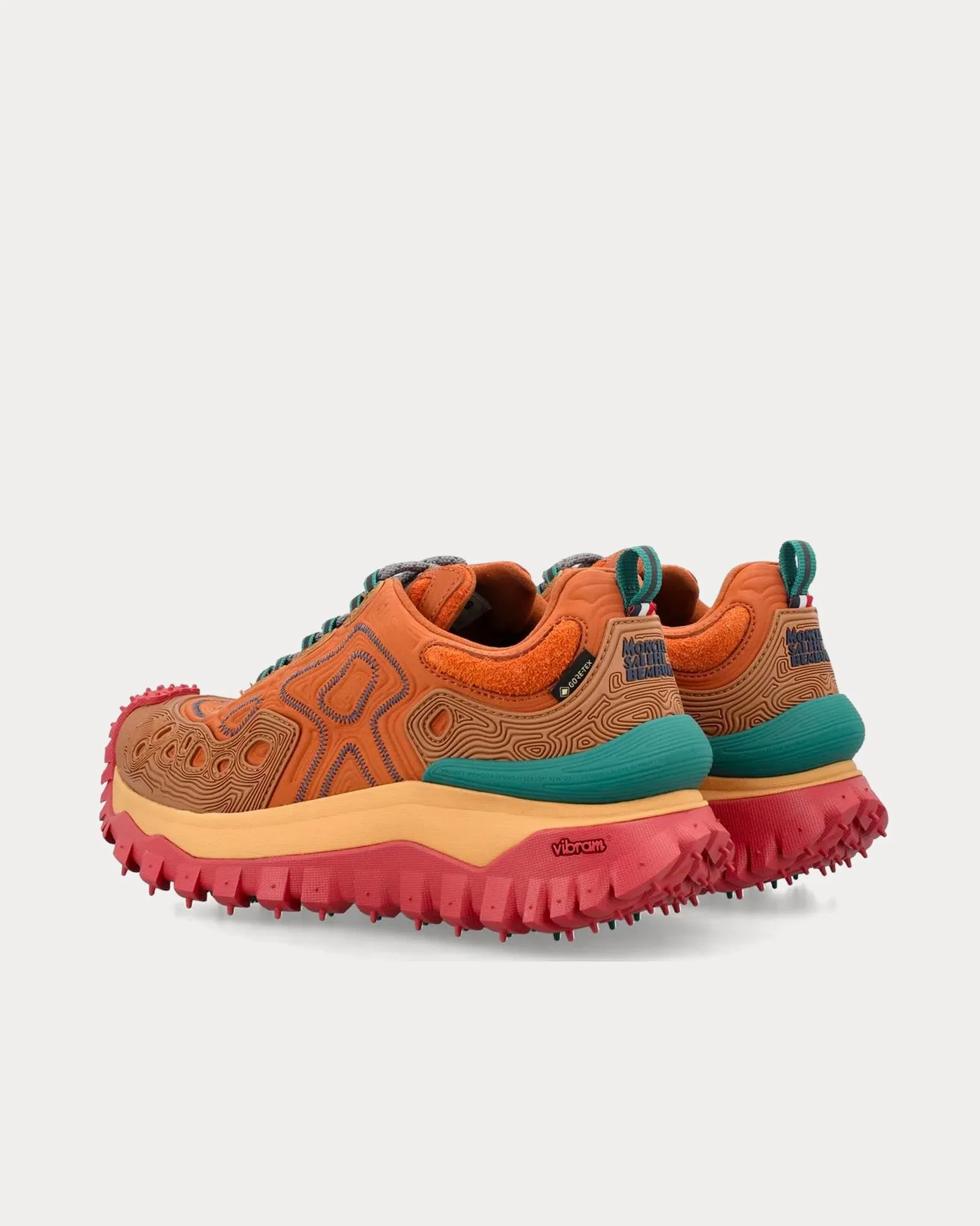 Trailgrip Grain Multi Orange Low Top Sneakers