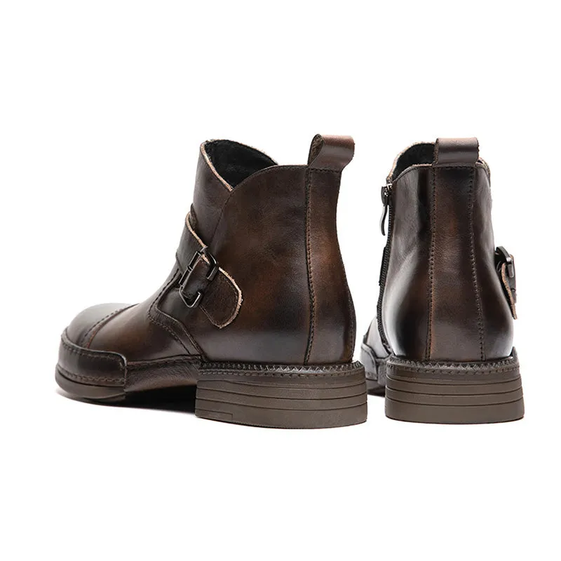 Veltique Sleek Slide Dress Boots