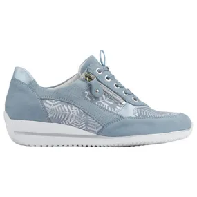 Waldlaufer Wide Fit Trainers - 980008 - Blue