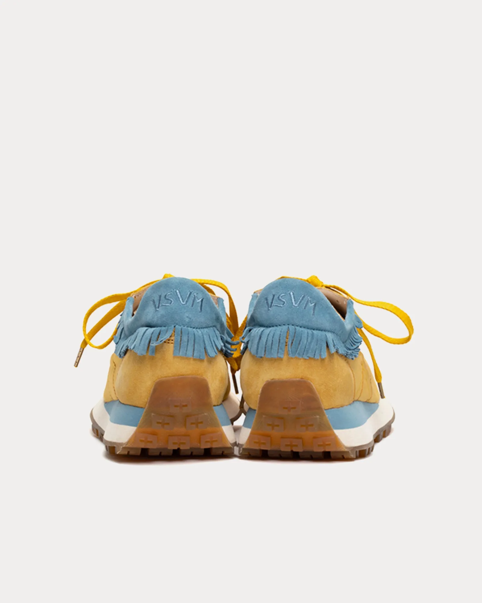 Walpi Runner Cotton & Nylon Mustard Low Top Sneakers