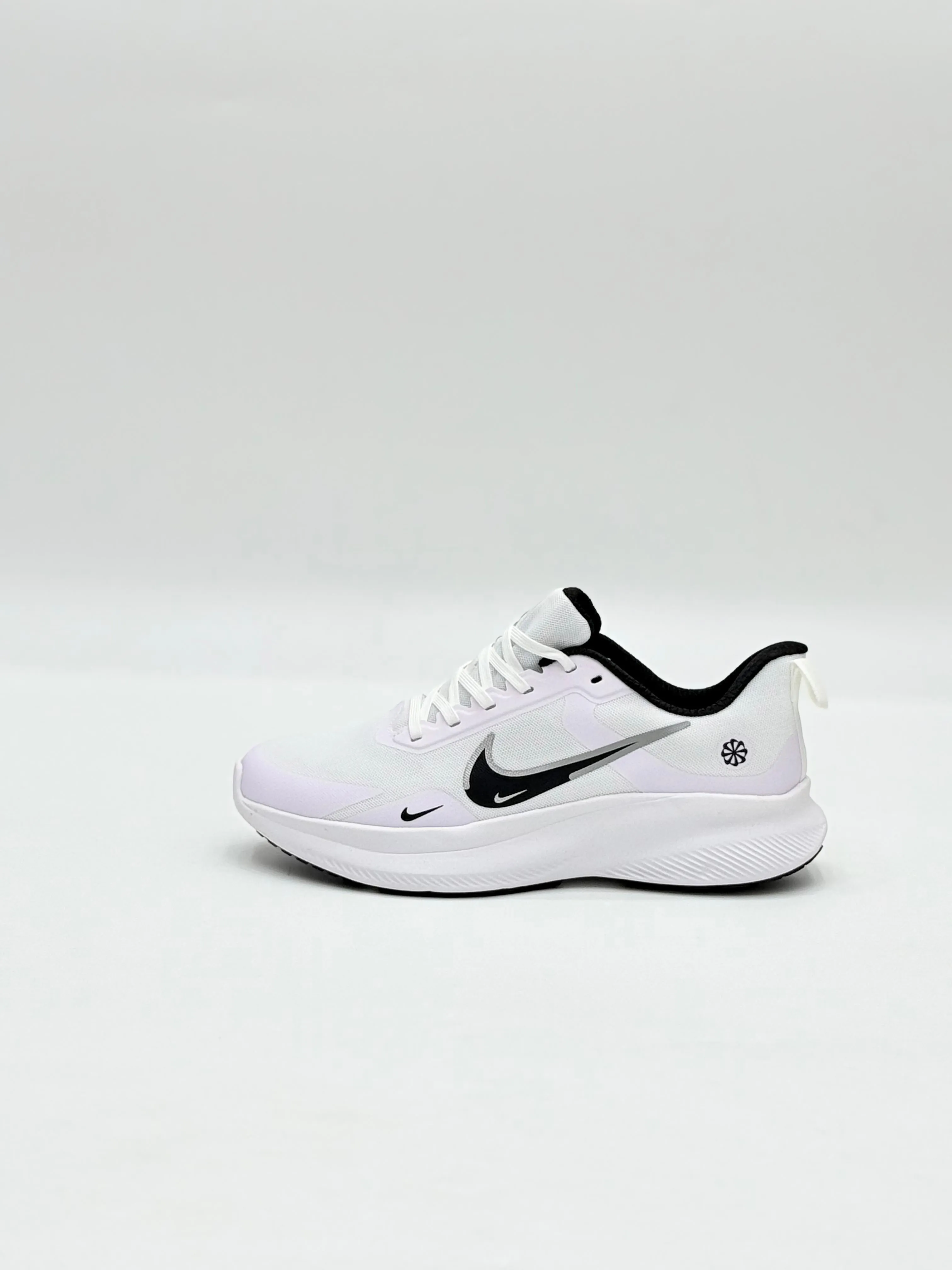 White & Coral Performance Sneakers – Lightweight & Stylish