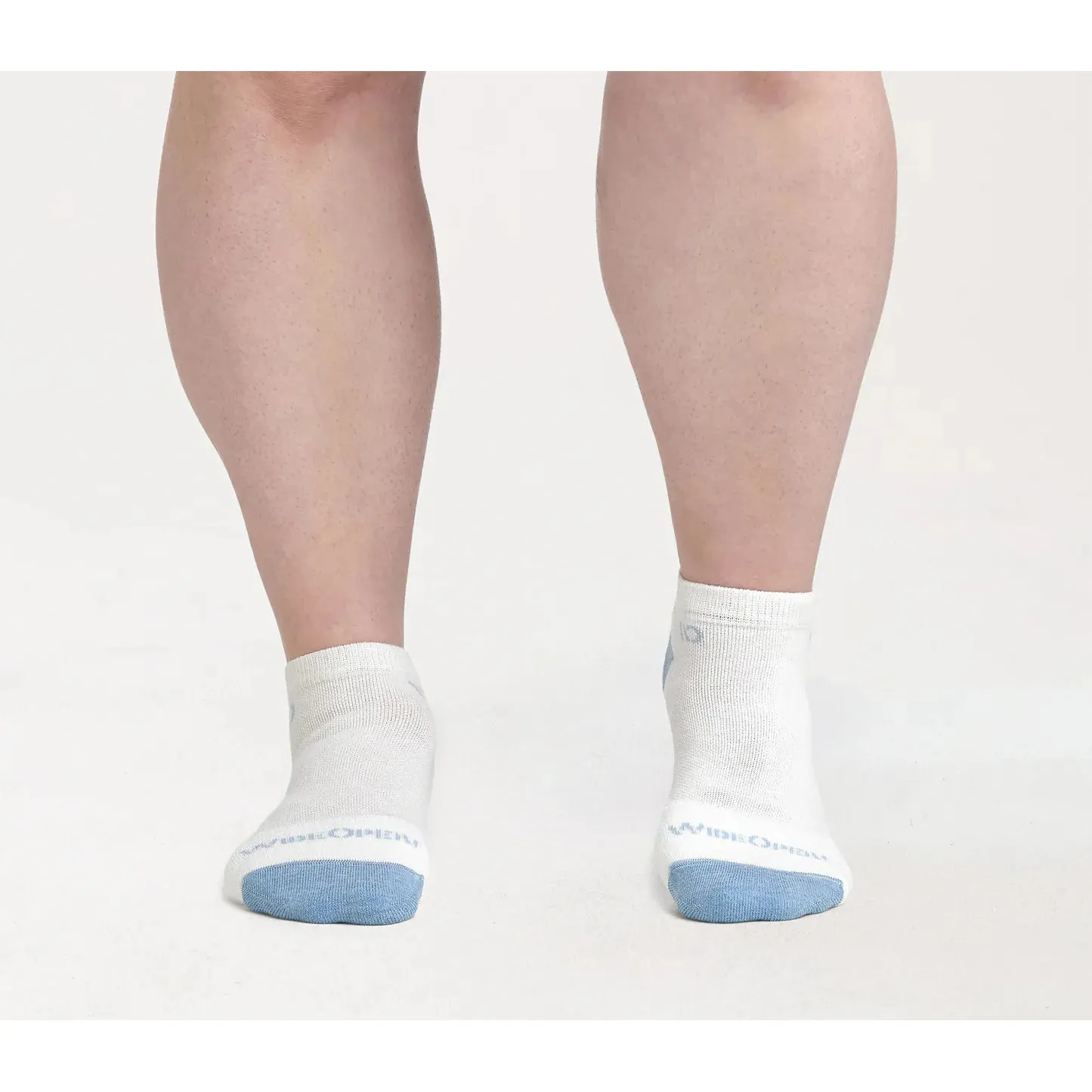 WIDE OPEN SOLID CUSHIONED NO SHOW SOCKS WOMEN'S