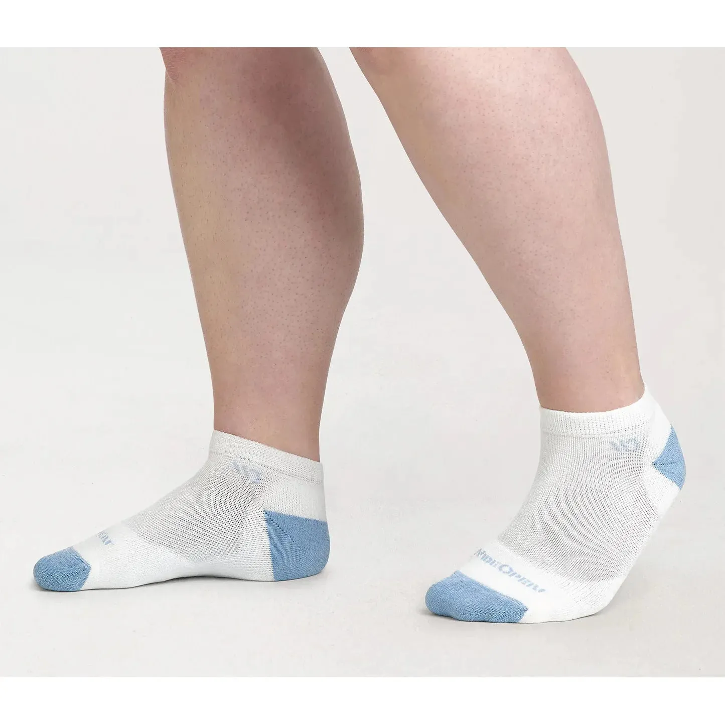 WIDE OPEN SOLID CUSHIONED NO SHOW SOCKS WOMEN'S
