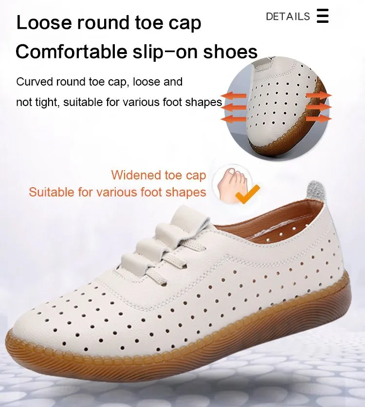 Women Retro Breathable Hollow Shoes