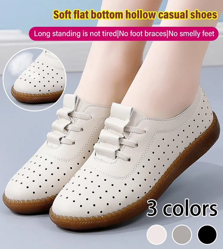 Women Retro Breathable Hollow Shoes