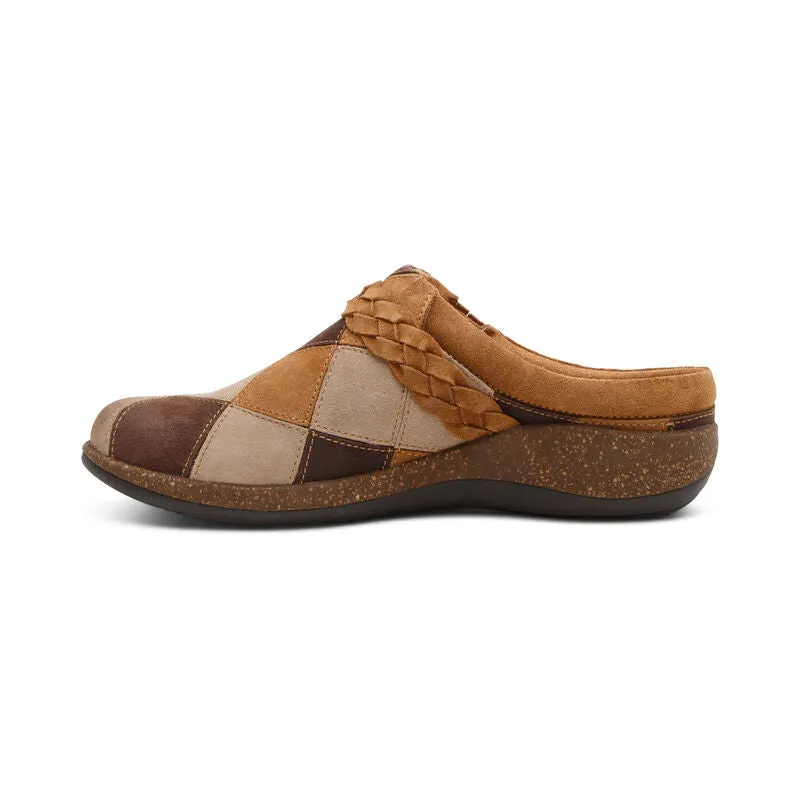 WOMEN'S AETREX LIBBY COMFORT CLOG | BOHO BROWN