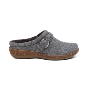 WOMEN'S AETREX LIBBY COMFORT CLOG | GREY WOOL